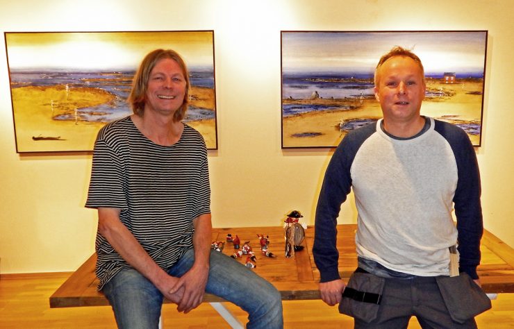 Vernissage i pop-up galleriet