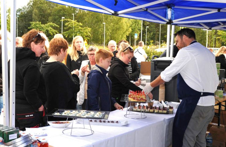 Matfestival på Tangen senter