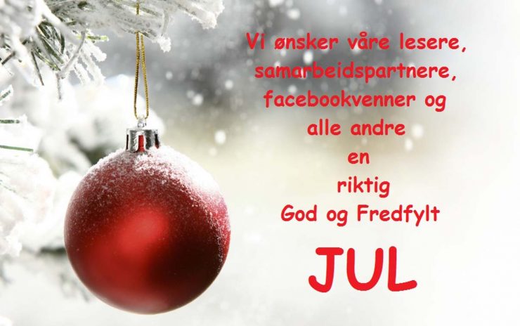 Vi ønsker alle en riktig God Jul